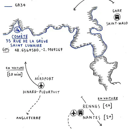 Comète I I Restaurant Saint-Lunaire